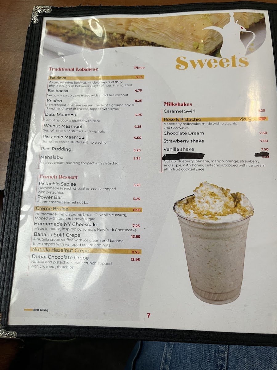 Manakeesh Cafe Bakery & Grill Menu - Image 1